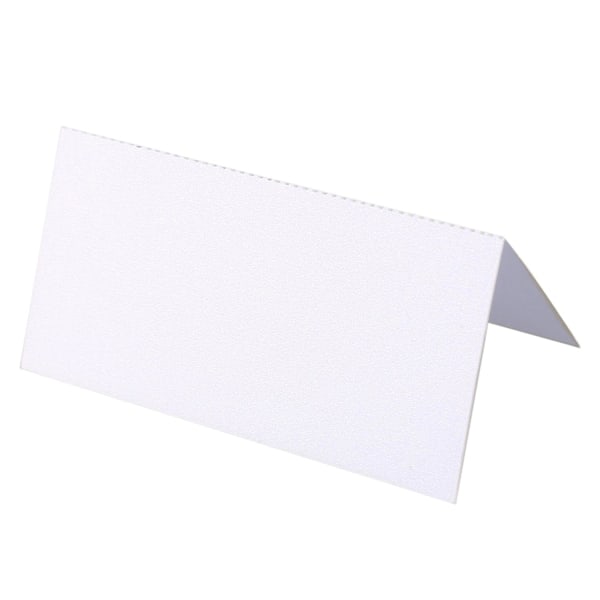 100 Blank Table Name Place Cards, Many Colours - White, Party, Wedding