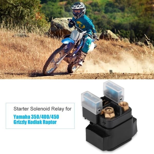 Starter Solenoid Relæ. til 350/400/450 Grizzly Kodiak ATV Starter Relæ ATV Starter Relæ