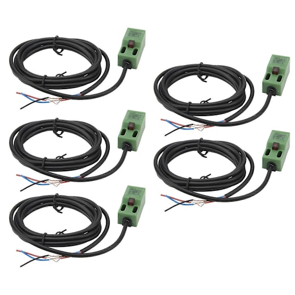 5 st Närhetssensor IP65 Högfrekvent Induktiv Givare NPN Normalt Öppen 10-30VDC