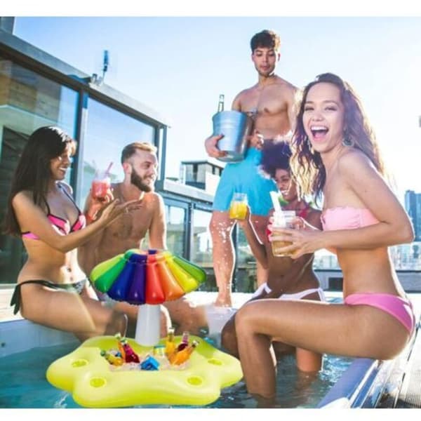 Flydende Poolbar. Voksen Pool Float. Oppustelig Poolbar. Pool Float. 95x55x65cm