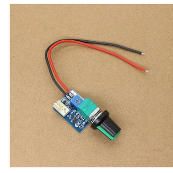 12V Justerbar 0%-100% PWM-viftehastighet med knapp S 4-lednings viftehastighetsregulator