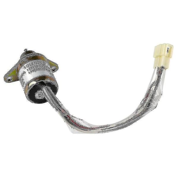 Bränsleavstängningssolenoid för 12v Yanmar-motor Takeuchi 1503es-12s5suc5s-subaoe
