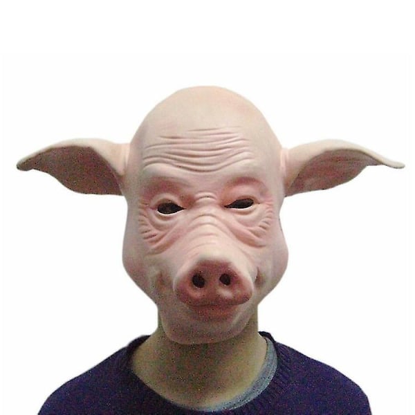 Mardi Gras Mask Pig Mask Rubber Costume Full Mask Costume Fancy