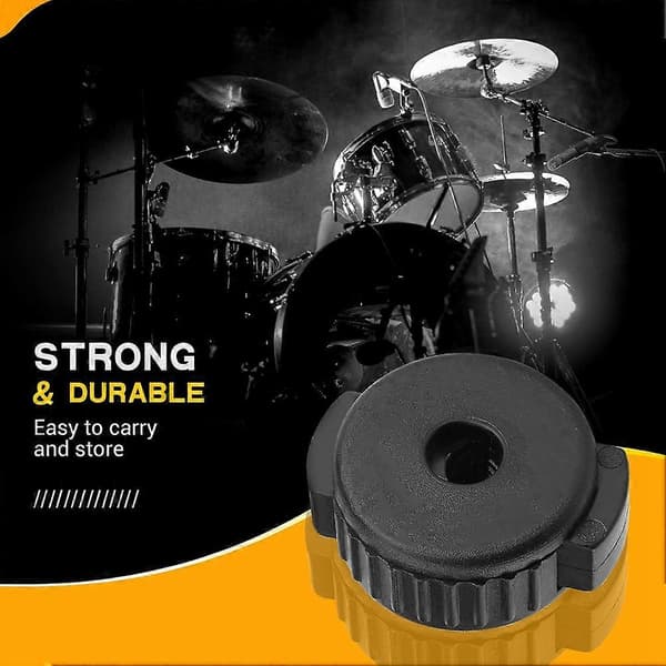 6 stk. Plast Cymbalmuttere, Hurtigmontert Cymbalmutter for Percussion D-sett, Reservedeler for Percussion