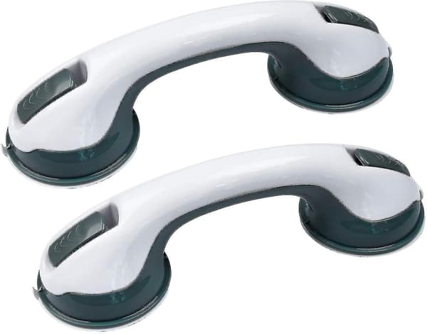 Flyttbart badhandtag med sugkopp Sugkoppshandtag Extra stark sugkopp (set med 2)--