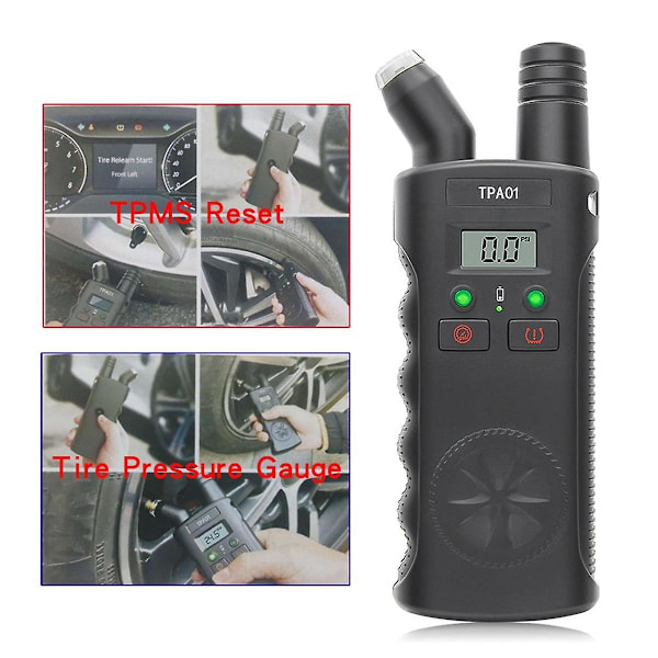 TPA01 TPMS Relearn Tool Digital Däcktrycksmätare för Däcktrycksgivare Återställningsverktyg för Opel