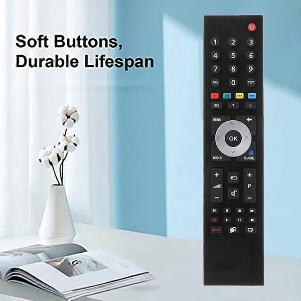 Erstatningsfjernkontroll TP7187R svart for GRUNDIG Smart TV