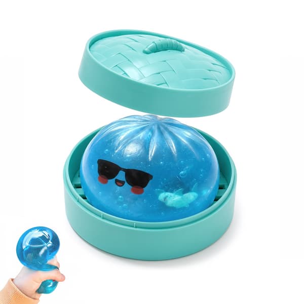 Original Mysterious Dumpling Shark Edition | Viral Blød Plyslegetøj Blind Box - Stor - Perfekt Gave 1 stk