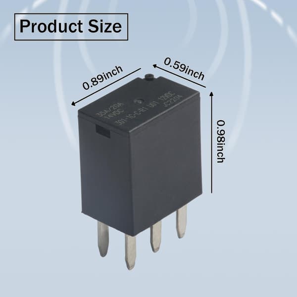 2 stk. 301-1C-C-R1 U01 12VDC 35A Bilrelæ
