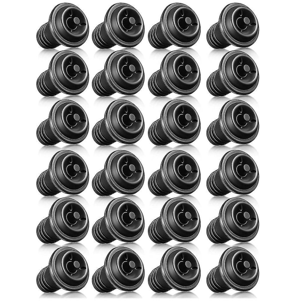 24 Pieces Wine Stopper Resealable Wine Pump Vacuum Stoppers Vacuum Wine Stopper Reusable Wine Saver