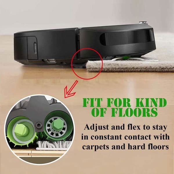 4 par hovedbørster til iRobot Roomba 7 Green iRobot Roomba YYV