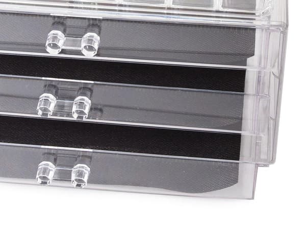 Makeup Stand / Makeup Stand - 16 rum og 3 skuffer Makeup Opbevaring