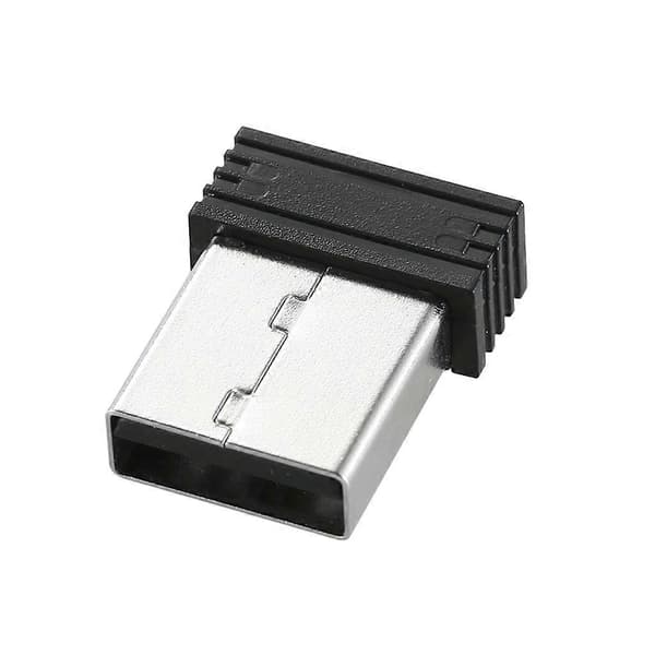 Mini ANT+USB Stick Adapter Bærbar Dongle Port til Zwift Wahoo Bkool Cykelspil Sort