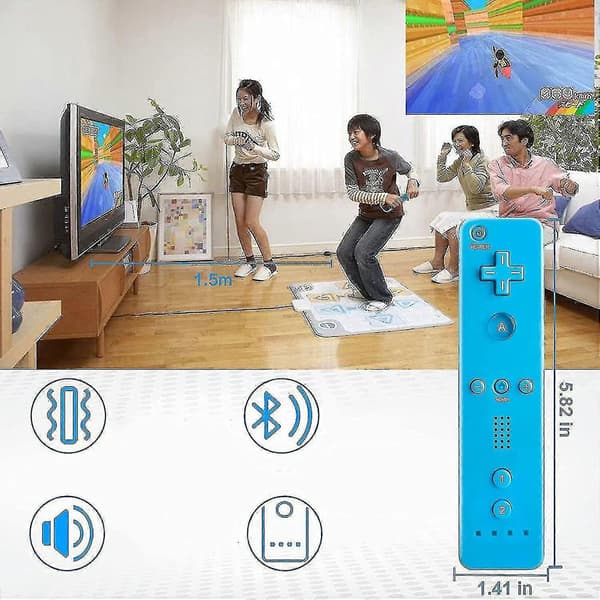 Hvit Wii Fjernkontroll For Wii Og Wii U Konsoll