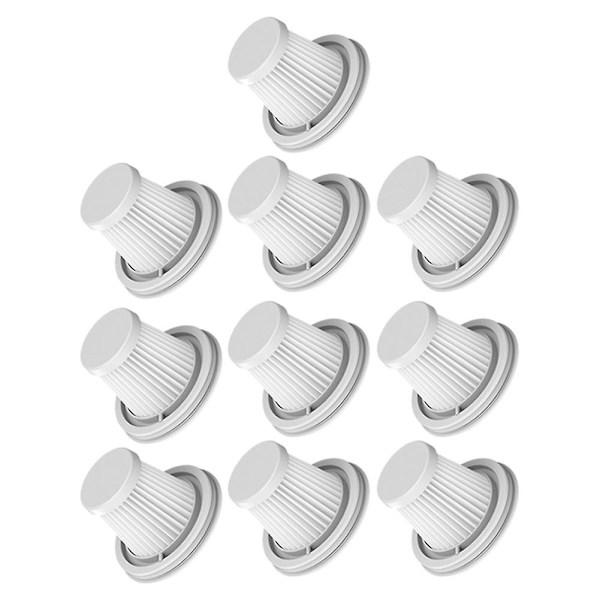 10 Pak HEPA Filter til Mijia SSXCQ01XY Håndholdt Støvsuger Hjem Bil Mini Trådløs Vaskbar Filter