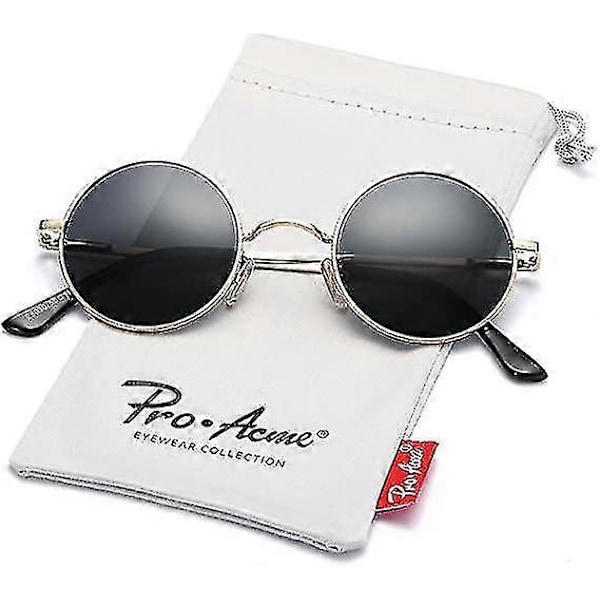 Retro Pienet Pyöreät Polaroidisunslasit Miehille ja Naisille John Lennon -tyyliin