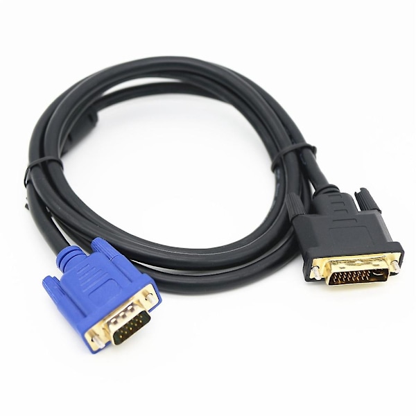 DVI-VGA-kaapeli VGA-DVI Uros-uros HD-kaapeli