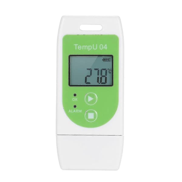 Datalogger for temperatur med USB, 32 000 oppføringer, gjenbrukbar