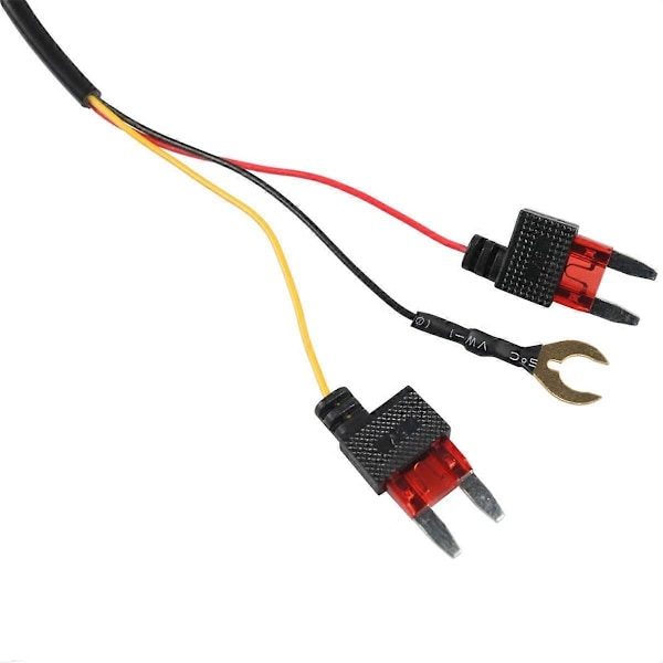 Dash Cam Acc Hardwire Kit, USB Type C Dashcam Kit Step-Down Kabel, 12V-24V til DC 5V 3A Bil Dash Cha