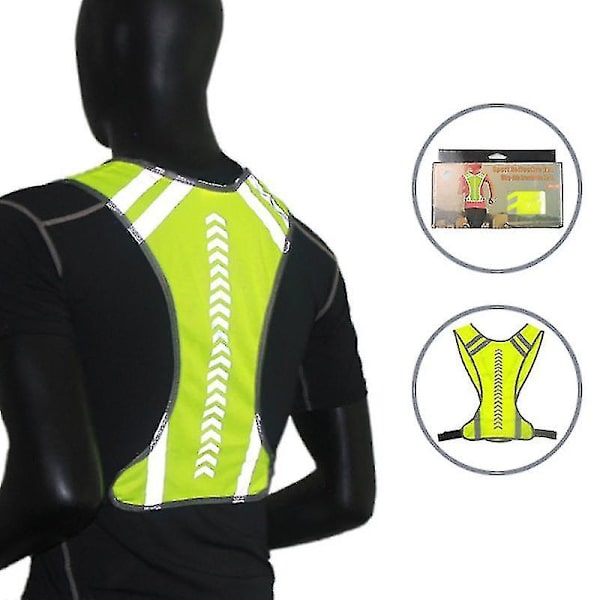 Reflekterende Vest For Gåing Om Natten, Reflekterende Løpevest, Reflekterende Løpevest Utstyr For Kvinner Menn Sikkerhet