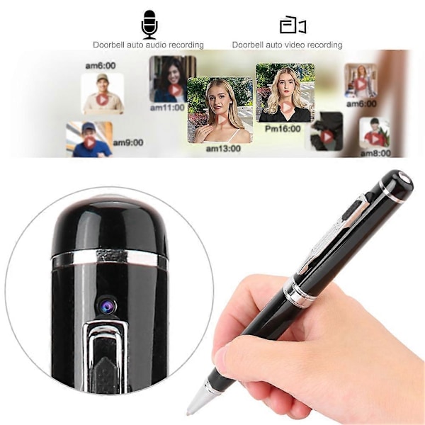HD 1080P 32GB Mini Bærbar Pen Kamera Skjult Videooptager DVR Cam