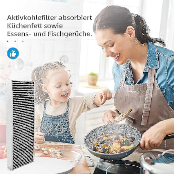 2-pakkia Aktivoitua Hiilifilttereitä Bora Pure/x Pure/s Pure Liesituulettimelle, Puakf Suodatinvarusteet