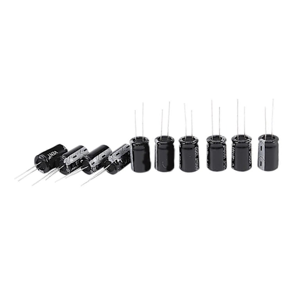 10 kpl 35V 1000uF 105C Radiaalijohdin Elektrolyyttikondensaattori 13mm x 20mm