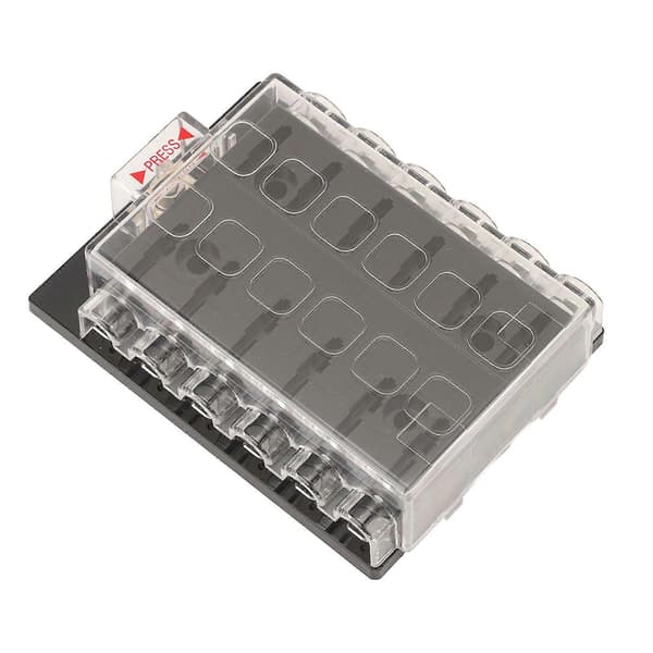 Högkvalitativ Automobil Bladsäkring ATC/ATO Vattentät Box Block 12-36VDC