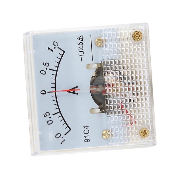 Klasse 2.5 Nøjagtighed DC 0-1 A Ampere Analog Meter Amperemeter 91C4