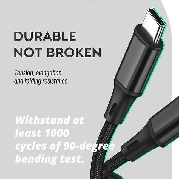 Til Sony PS4 USB til Micro-USB 2A Opladerkabel Spilcontroller Opladerledning, 1m