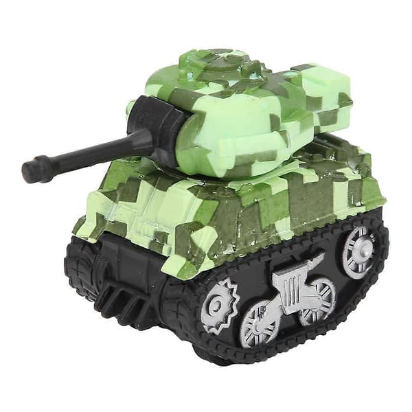 4 stk. Legeringstankmodel Træk Tilbage Høj Simulation Tankmodel Dekoration Legetøj Gave Camouflage Tank NO.5266