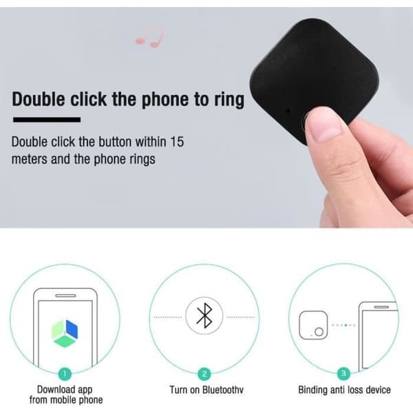 Nøglefinder, 4-delt Nøglefinder Anti-tab Bluetooth Tracker, Multifunktionelle Genstandsfindere