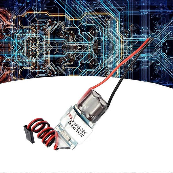 5A 2-7S FPV Mottaker Strømforsyning Spenningsregulator Ekstern BEC (UBEC) 5V Nedtrappingsregulator Modul