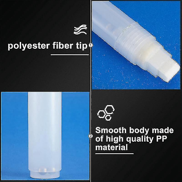 4-pack pennor 15 mm tomma akrylpennor