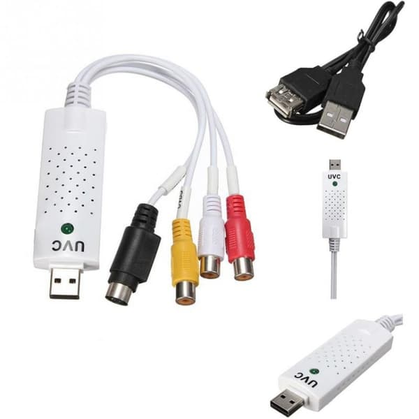 USB 2.0 Video Capture Adapter DC60 – digitaliser VHS til computer eller DVD