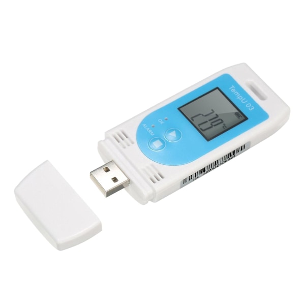 USB Temperatur- og Luftfugtighedsdatalogger Genanvendelig RH TEMP Datalogger Optager Humiture Optagelsesmåler w