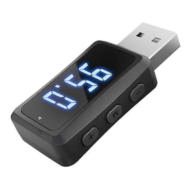 CarBluetooth 5.3 FM02 Sender Mottaker Håndsfritt Anrop Mini USB Strømforsyning Bilsett Bilkabel