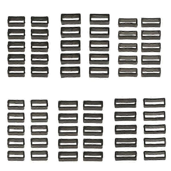 10x 22mm + 10x 20mm Gummiklockarmbandsöglor Klockarmbandsfäste