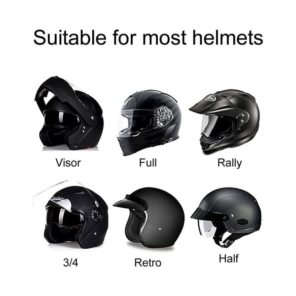 Bluetooth-headset med Siri-understøttelse til motorcykelhjelme