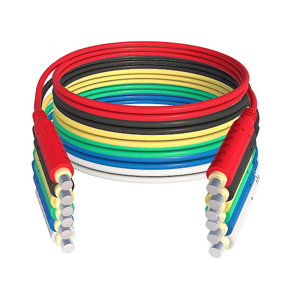6 st Magnetiska Testledningar Silikon Mjuka Flexibla Jumper Testkablar 30vac 5a 3.3ft T10005 Sensorer Swi