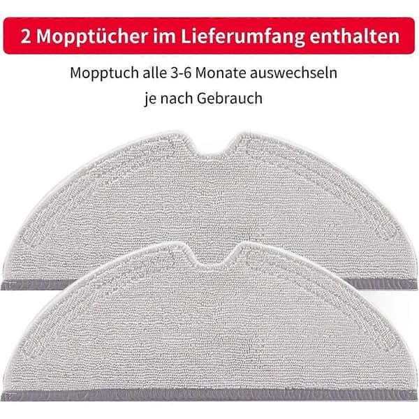Moppdukar för Roborock Q5, Q5 Pro, Q5 Pro+, Q7, Q7Max, Q8Max och Q8Max+, E-serien, S5, S5 Max,
