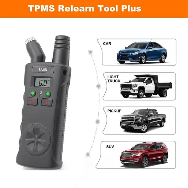 TPA01 TPMS Relearn Tool Digitalt Dæktryk Måler til Dæktryksensor Nulstilling Værktøj til Opel