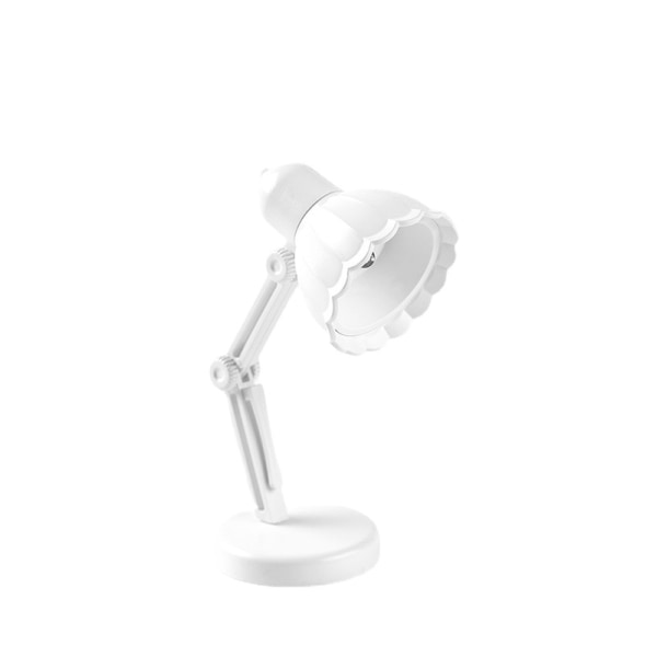 Söt ins stil lärande liten bordslampa magnetiskt klämma vit