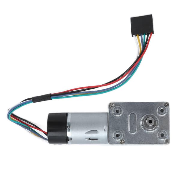 Högkvalitativ JGY-370 encoder reduktionsmotor snäckväxel lågvarvig motor dubbel