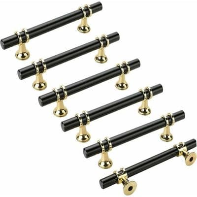 Møbelgreb - LARGEIGHT - Moderne Design - Sæt med 2 - Zinklegering - 192mm Guld