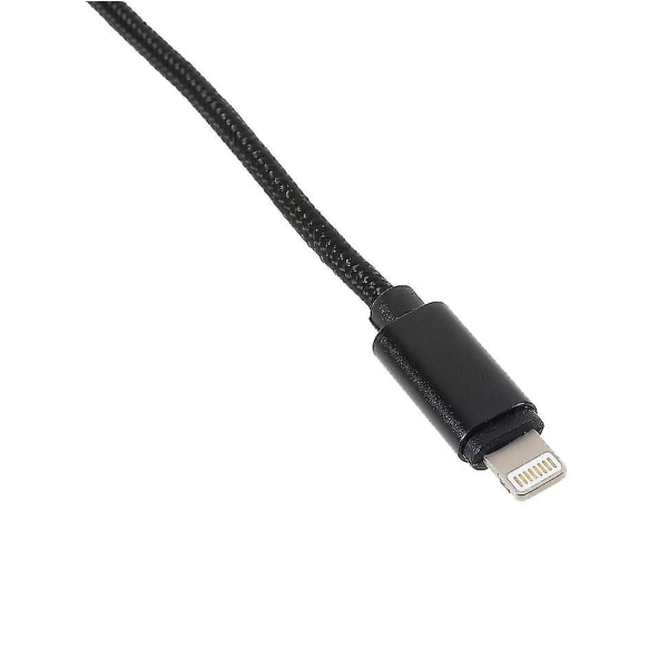 Salamanteriliitäntä 3.5 mm:iin + USB-lataus Audio Aux -sovitinkaapeli iPhonelle ja iPadille