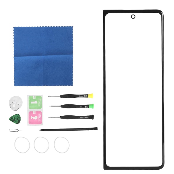 Z Fold 3 5G F926 Front Outer Screen Replacement Kit med fullständiga tillbehör