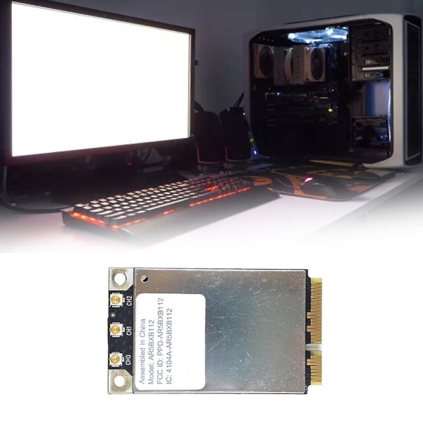 AR5BXB112 AR9380 Dual Band 450Mbps Mini PCI-E Langaton Wifi-kortti Langaton kortti A1311 A1312 2009 2010 2011 Työpöydälle