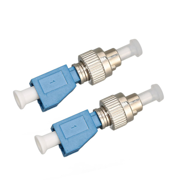 2 st fellokaliseringsfiberadapter FC hane till LC hona SM 9/125 Hybrid återanvändbar lågförlust fiberoptisk adapter kompatibel med VFL CATV-YM