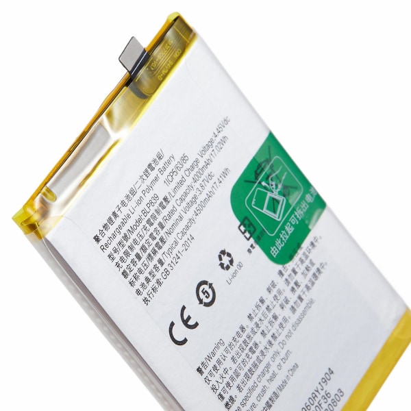 För Oppo Reno5 Z / A94 5G / A95 5G 3.87V 4000mAh Li-ion Polymer Batteri Assembly Part (Encode: BLP83